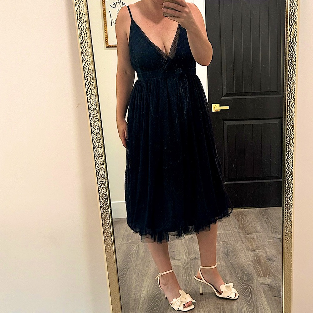 Express navy blue dress. Size 4